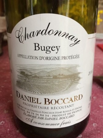 Boccard Bugey Chardonnay 2017