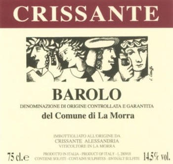 Crissante Barolo del Commune di la Morra 2016