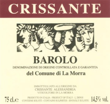 Crissante Barolo del Commune di la Morra 2019