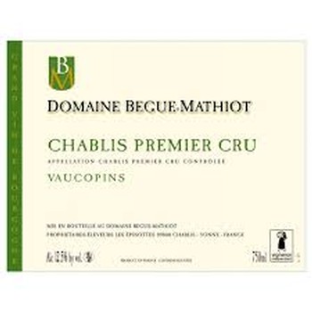 Begue-Mathiot Chablis 1er Cru Vaucoupins 2014
