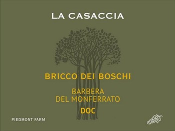 La Casaccia Barbera del Monferrato Bricco del Boschi 2017