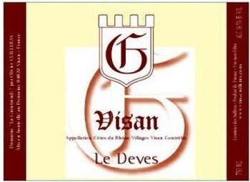 Guintrandy Visan 'Les Deves' Cotes-du-Rhone Villages 2014